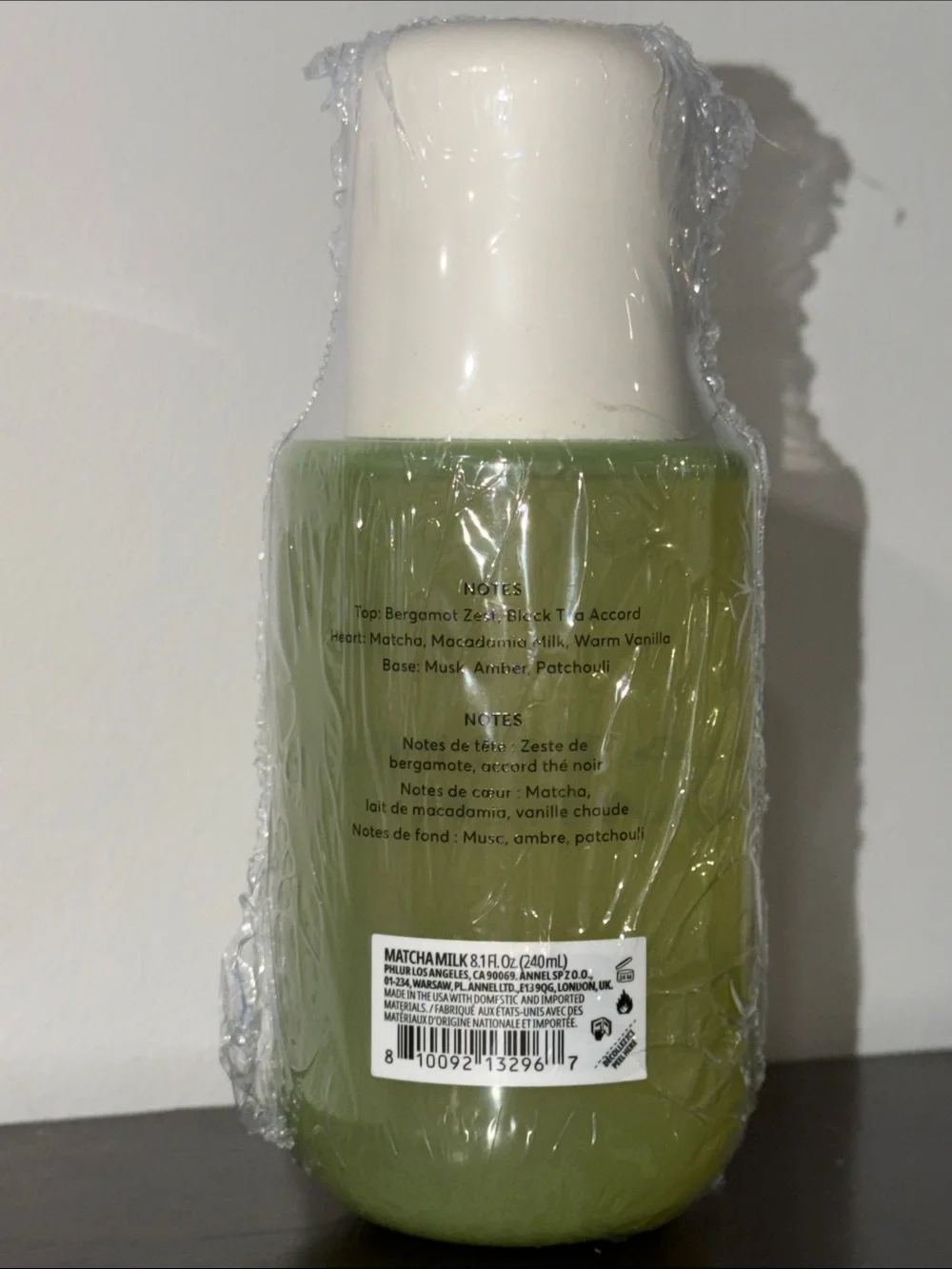 PHLUR Matcha Milk Hair & Body Fragrance Mist - Green
